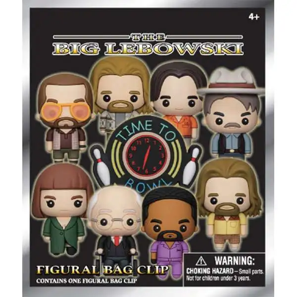 3D Figural Foam Bag Clip The Big Lebowski Mystery Pack