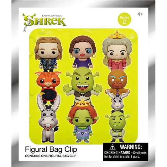 3D Figural Bag Clip Shrek Series 2 Mystery Pack [1 RANDOM Figure]