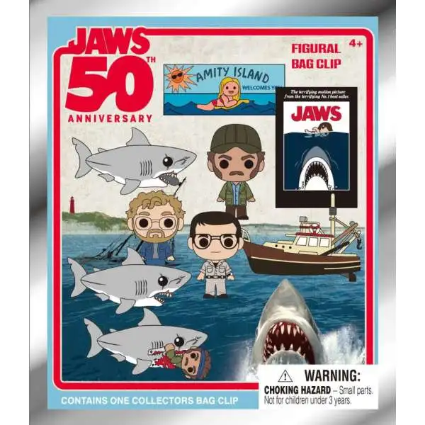 3D Figural Foam Bag Clip Jaws Series 1 Mystery Pack [1 RANDOM Figure]