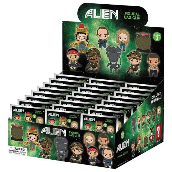 3D Figural Keyring Aliens Series 3 2-Inch Mystery Box [24 Packs]