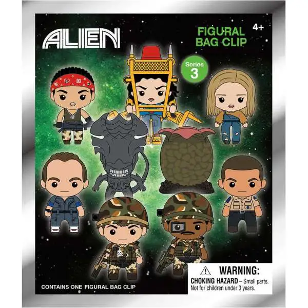 3D Figural Keyring Aliens Series 1 2-Inch Mystery Pack [1 RANDOM Figure]
