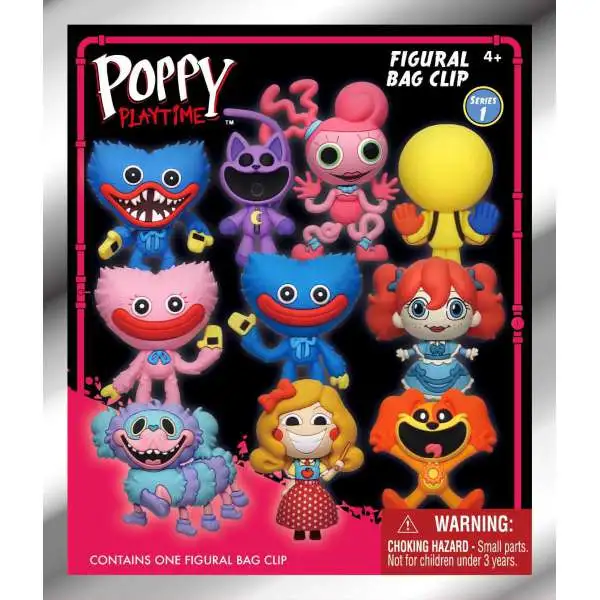 3D Figural Foam Bag Clip Poppy's Playtime Series 1 Mystery Pack [1 RANDOM Picture] (Pre-Order ships June)