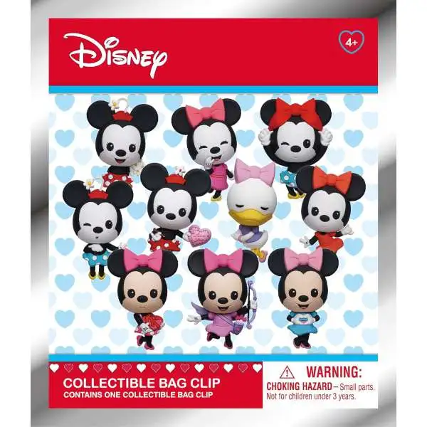Disney 3D Figural Foam Bag Clip Minnie Mouse Series 1 Mystery Pack [1 RANDOM Figure]
