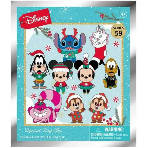 3D Figural Foam Bag Clip Disney Seasonal Series 59 2-Inch Mystery Pack [1 RANDOM Figure]