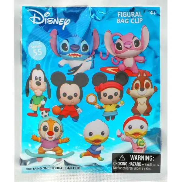3D Figural Keyring Disney Series 55 Sports Mystery Pack [1 RANDOM Figure]
