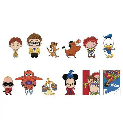 3D Figural Foam Bag Clip Disney Series 57 Anniversary Mystery Pack [1 RANDOM Figure]