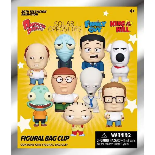 3D Figural Keyring Series 1 20th Television Animation Mystery Pack [1 RANDOM Figure]