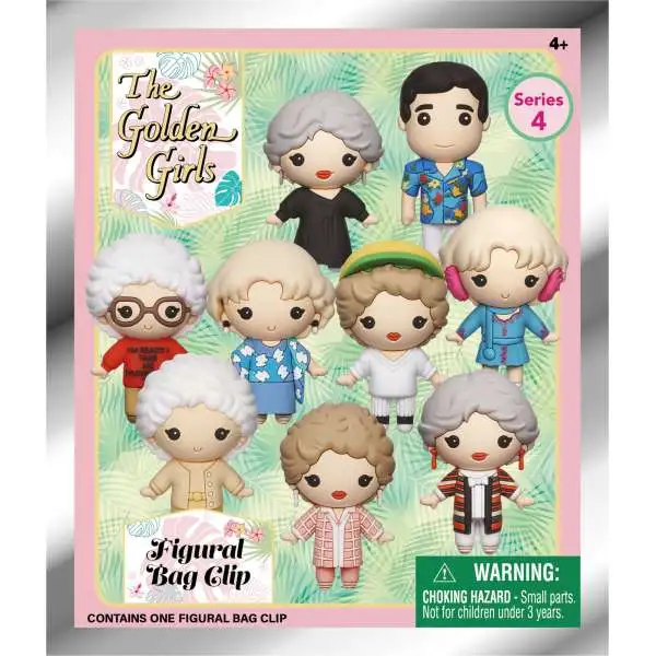 3D Figural Keyring Series 4 Golden Girls Mystery Pack [1 RANDOM Figure]