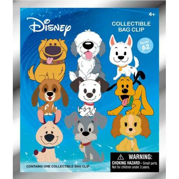 3D Figural Keyring Disney Dogs Series 1 2-Inch Mystery Pack [1 RANDOM Figure]