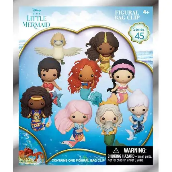 Disney 3D Figural Keyring Series 45 The Little Mermaid Mystery Pack [1 RANDOM Figure]