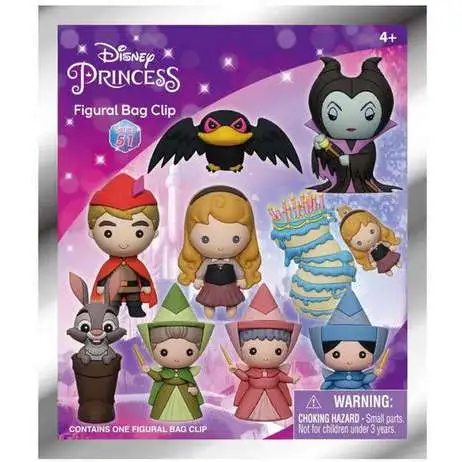3D Figural Keyring Disney Series 51 Sleeping Beauty 65th Anniversary Mystery Pack [1 RANDOM Figure]