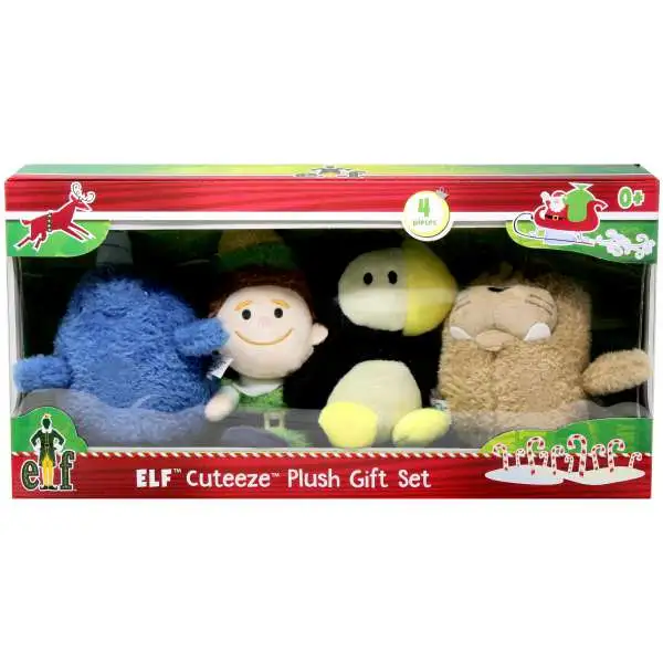 Elf Buddy, Narwhal, Walrus & Puffin 5-Inch Plush 4-Pack