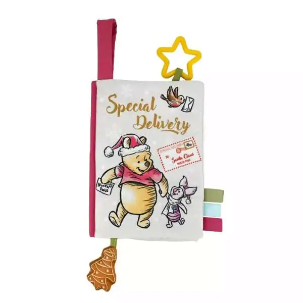 Disney Winnie the Pooh Holiday Softbook Plush