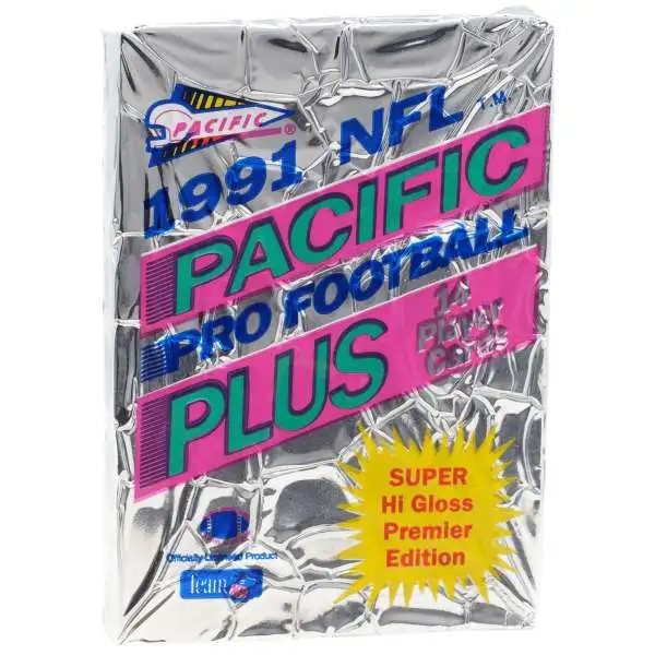 NFL 1991 Pacific Pro Football Plus Trading Card Wax Pack [14 Cards]