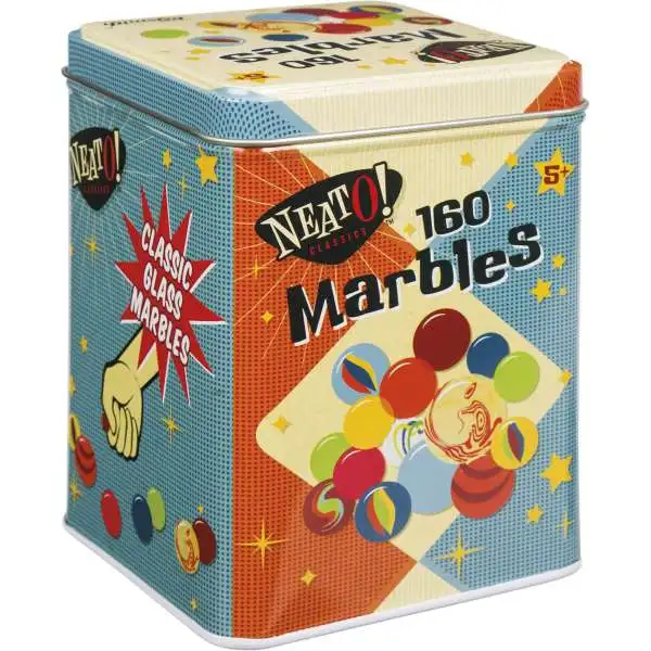NeatO! Classics Glass Marbles [156 Playsers, 2 Whoppers & 2 Jumbos]