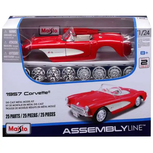 Maisto Assembly Line 1957 Corvette Diecast Car Model Kit