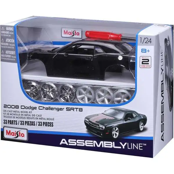 Maisto Assembly Line 2008 Dodge Challenger SRT8 Diecast Car Model Kit