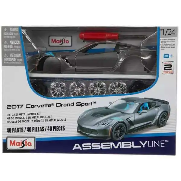 Maisto Assembly Line 2017 Corvette Grand Sport Diecast Car Model Kit