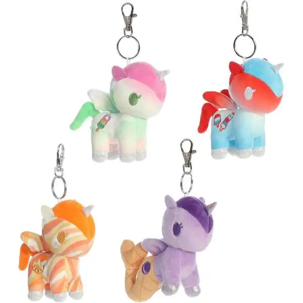 Frozen Treats Unicorno Plush Clip-On Collectible 4.5-Inch Mystery Pack