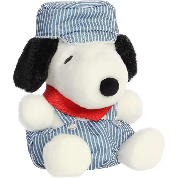 Peanuts Palm Pals Train Engineer Snoopy 6-Inch Plush