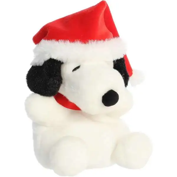 Peanuts 75th Anniversary Palm Pals Santa Snoopy 5-Inch Mini Bean Bag Plush