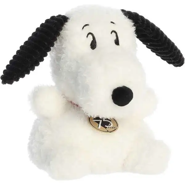 Peanuts 75th Anniversary Palm Pals Snoopy 5-Inch Mini Bean Bag Plush