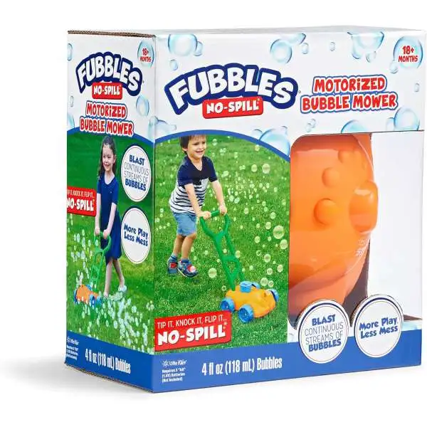 Fubbles No Spills Motorized Bubble Mower Bubble Blower