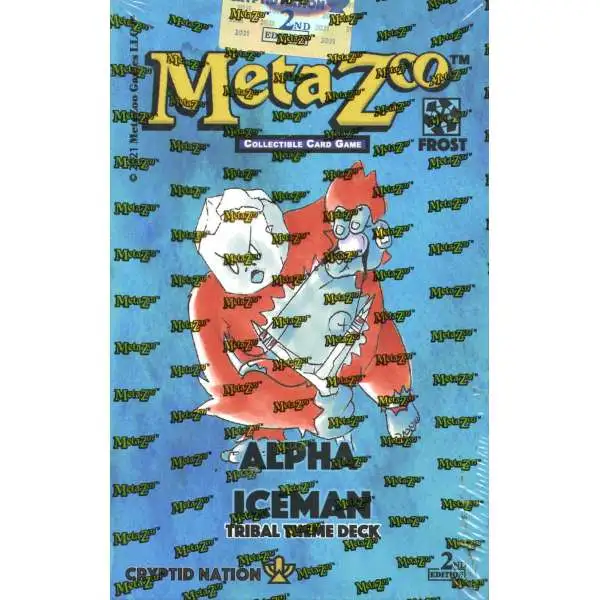 MetaZoo Trading Card Game Cryptid Nation Base Set Alpha Iceman Tribal Theme Deck [2nd Edition]