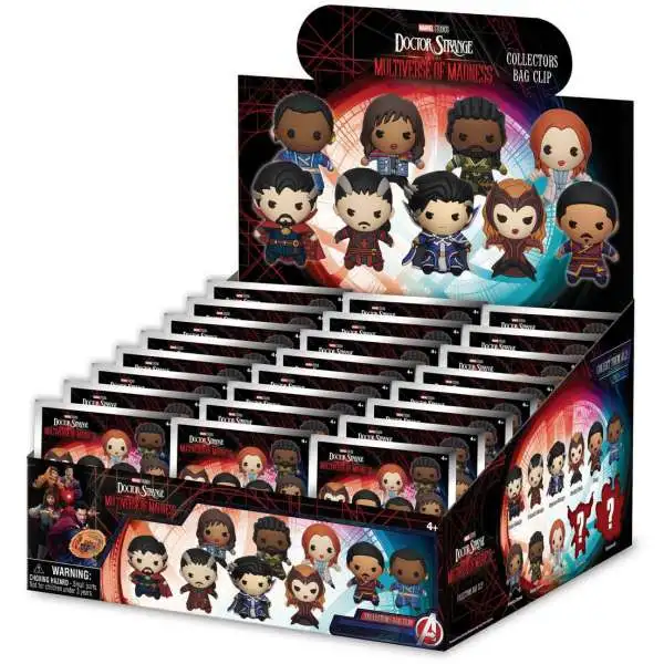 Marvel 3D Figural Keyring Doctor Strange & The Multiverse of Madness Mystery Box [24 Packs]