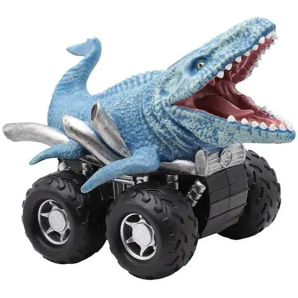 Jurassic World Zoom Riders Mosasaurus Pullback Vehicle