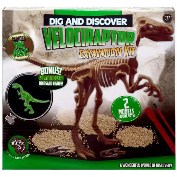 Dig & Discover Velociraptor Escavation Kit