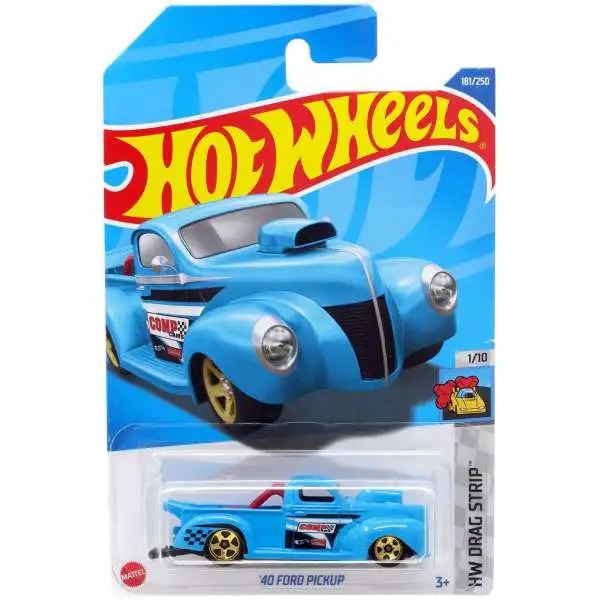 Hot Wheels HW Drag Strip '40 Ford Pickup Diecast Car [Blue]