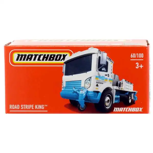 Matchbox Power Grabs Road Stripe King Diecast Car