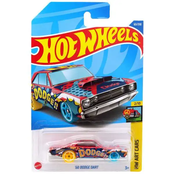 Hot Wheels HW Art Cars '68 Dodge Dart Diecast Car