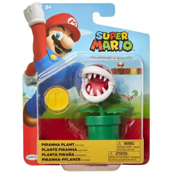 World of Nintendo Wave 29 Piranha Plant Action Figure [with Coin]