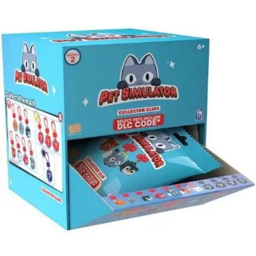 Pet Simulator X Series 2 Collector Clip Mystery Box [24 Packs]