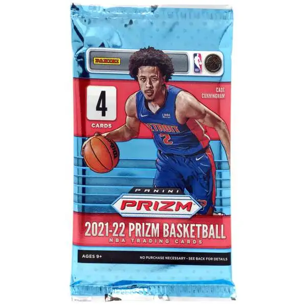 NBA Panini 2021-22 Prizm Basketball Trading Card BLASTER Pack [4 Cards]