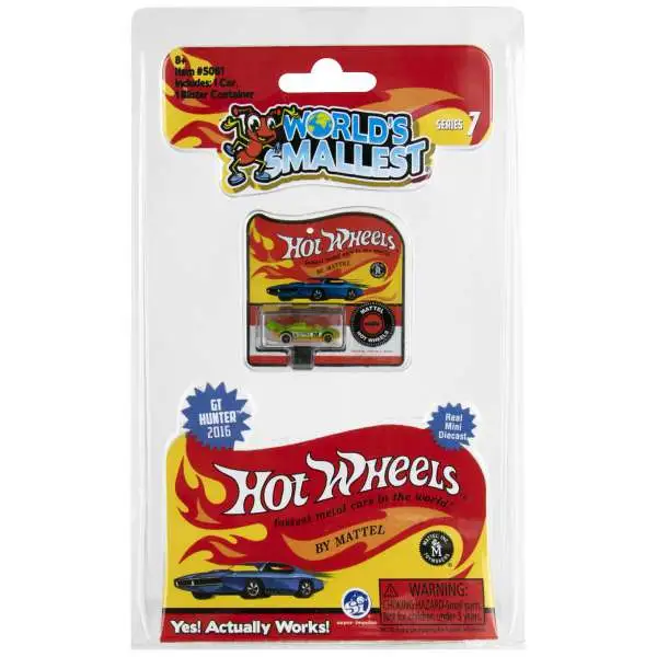 World's Smallest Hot Wheels GT Hunter 2016 Diecast Car