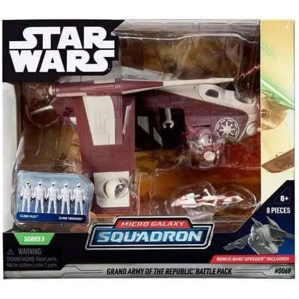Star Wars Micro Galaxy Squadron Grand Army of the Republic Battle Pack [Red]