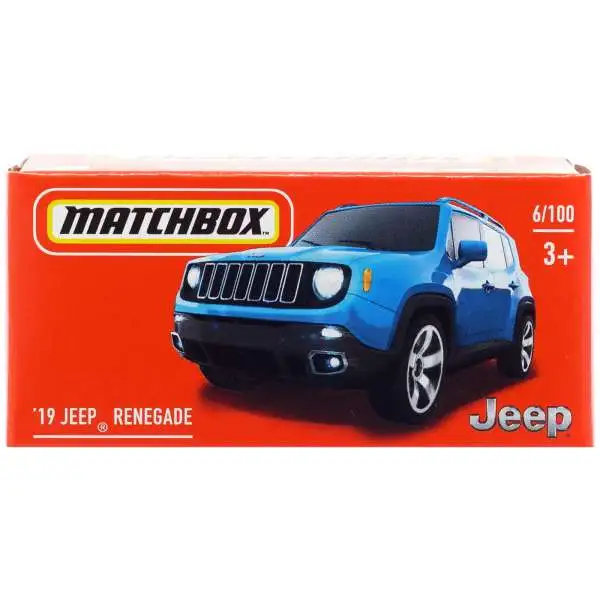 Matchbox Power Grabs '19 Jeep Renegade Diecast Car #6/100
