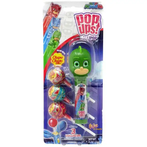 Disney Junior Pop Ups! Chupa Chups Gekko Lollipop [Includes 3 Lollipops!, 2022]