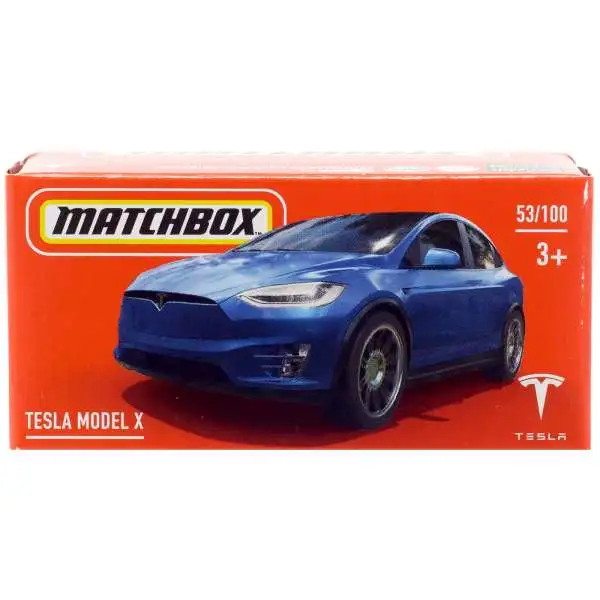 Matchbox Power Grabs Tesla Model X Diecast Car [Damaged Package]