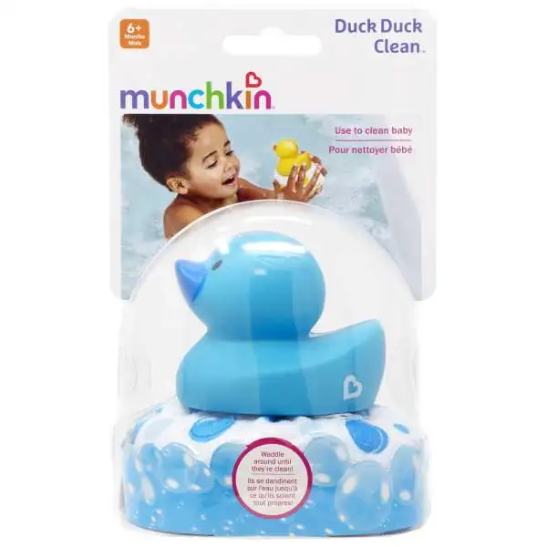 Munchkin Duck Duck Clean Bath Toy [Blue]