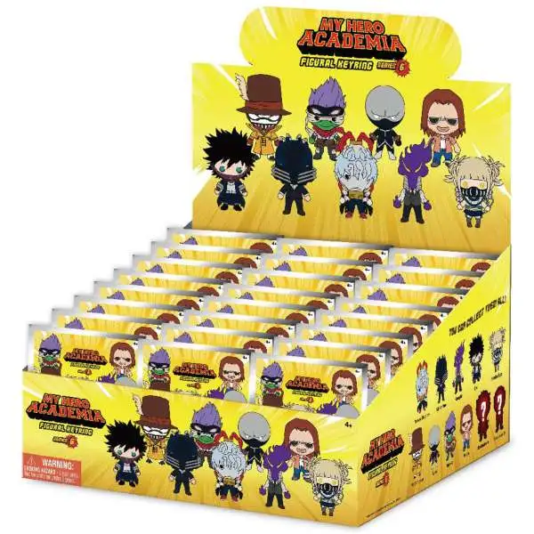 3D Figural Keyring My Hero Academia Series 6 Mystery Box [24 Packs]