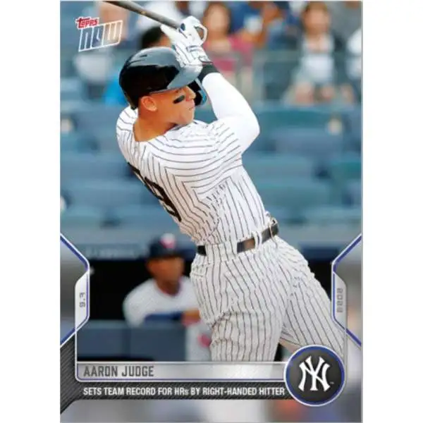 Aaron Judge Jersey Number Medallion Patch 2022 Topps Series 1 New Your  Yankees