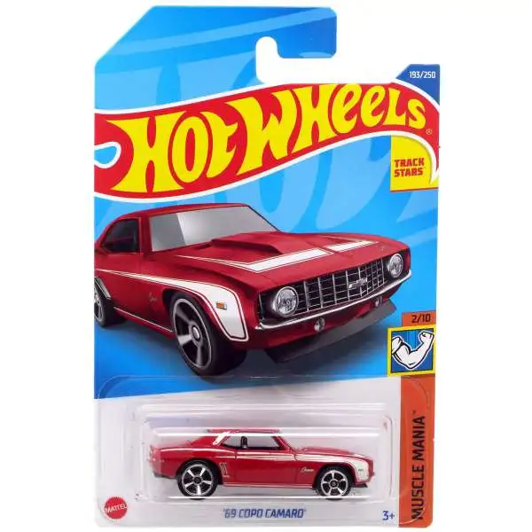 Hot Wheels HW Muscle Mania '69 Copo Camaro Diecast Car #2/10 [Red]