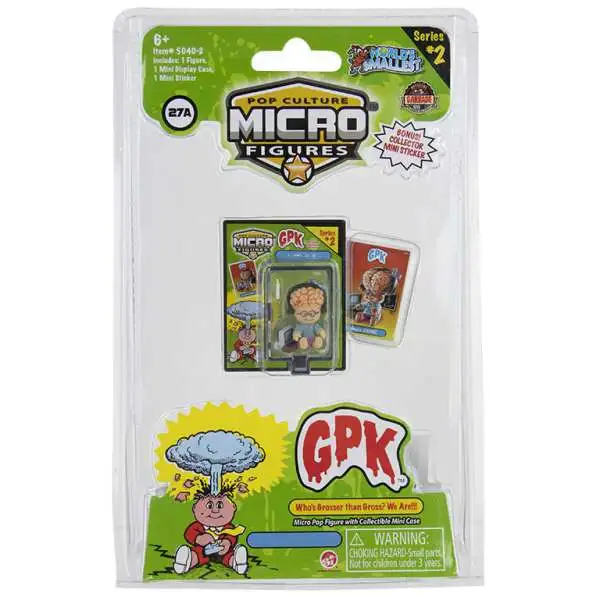 World's Smallest Garbage Pail Kids GPK Series 2 Jenny Genius Micro Figure