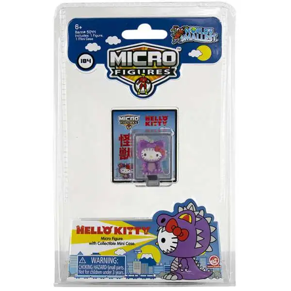 World's Smallest Pop Culture Hello Kitty Series 2 Kaiju Hello Kitty 1.25-Inch Micro Figure
