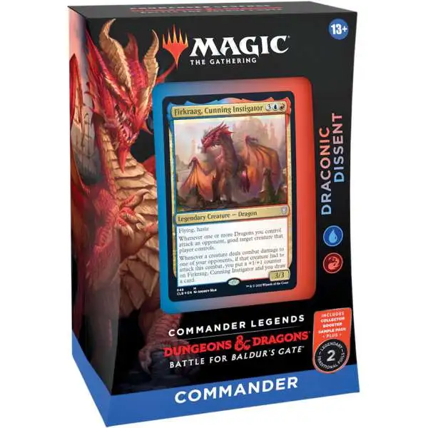 MtG Commander Legends: Dungeons & Dragons Battle For Baldur's Gate Draconic Dissent Commander Deck