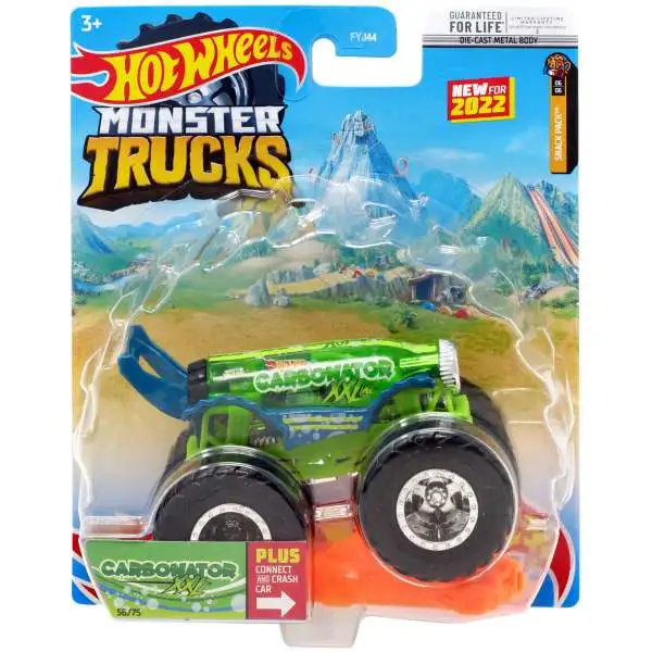 Hot Wheels Monster Trucks Snack Pack Carbonator XXL Diecast Car [Green]